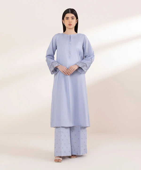 Sapphire- Embroidered 2 PC Suit