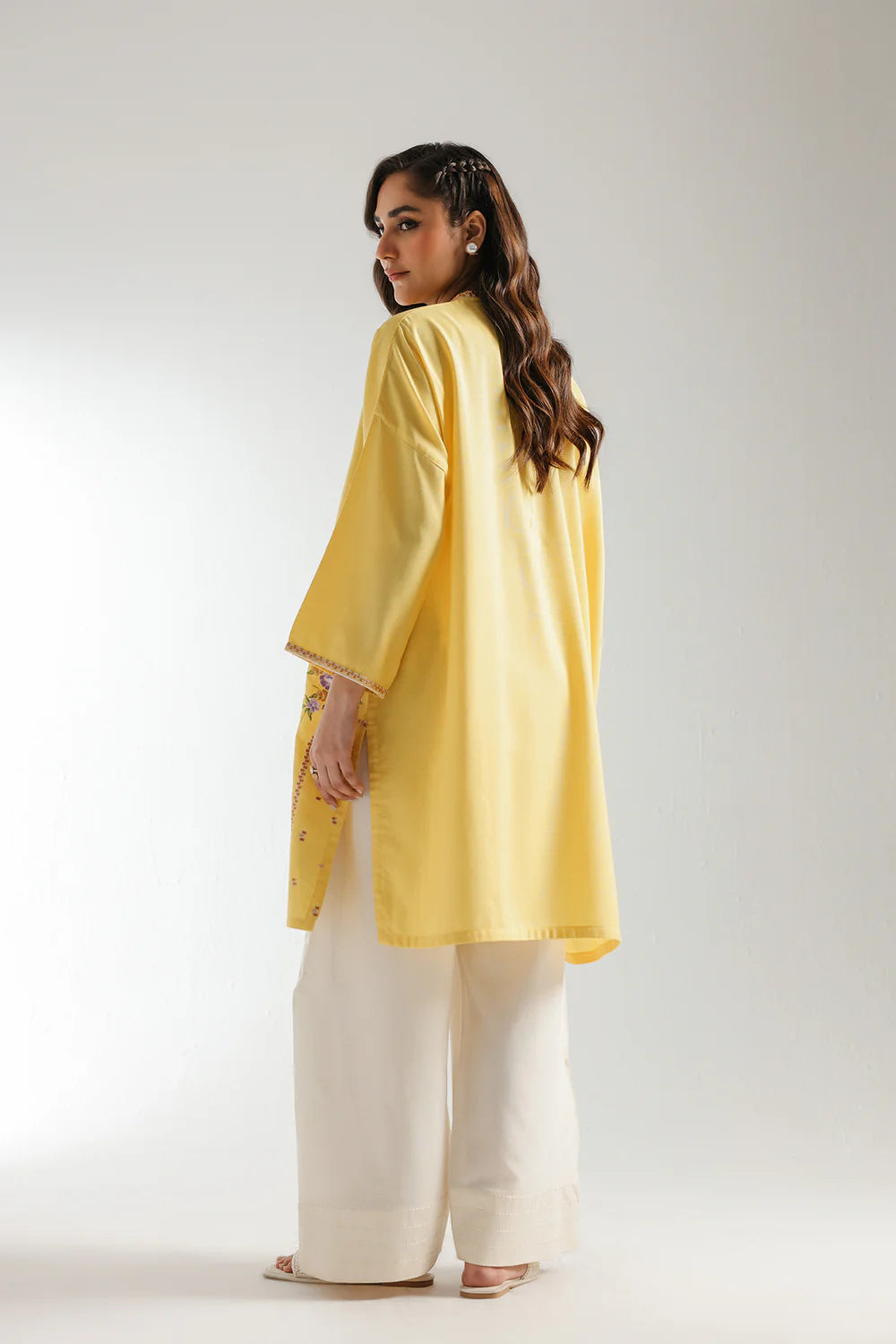 Ethnc- Embroidered Kurti & Shalwar