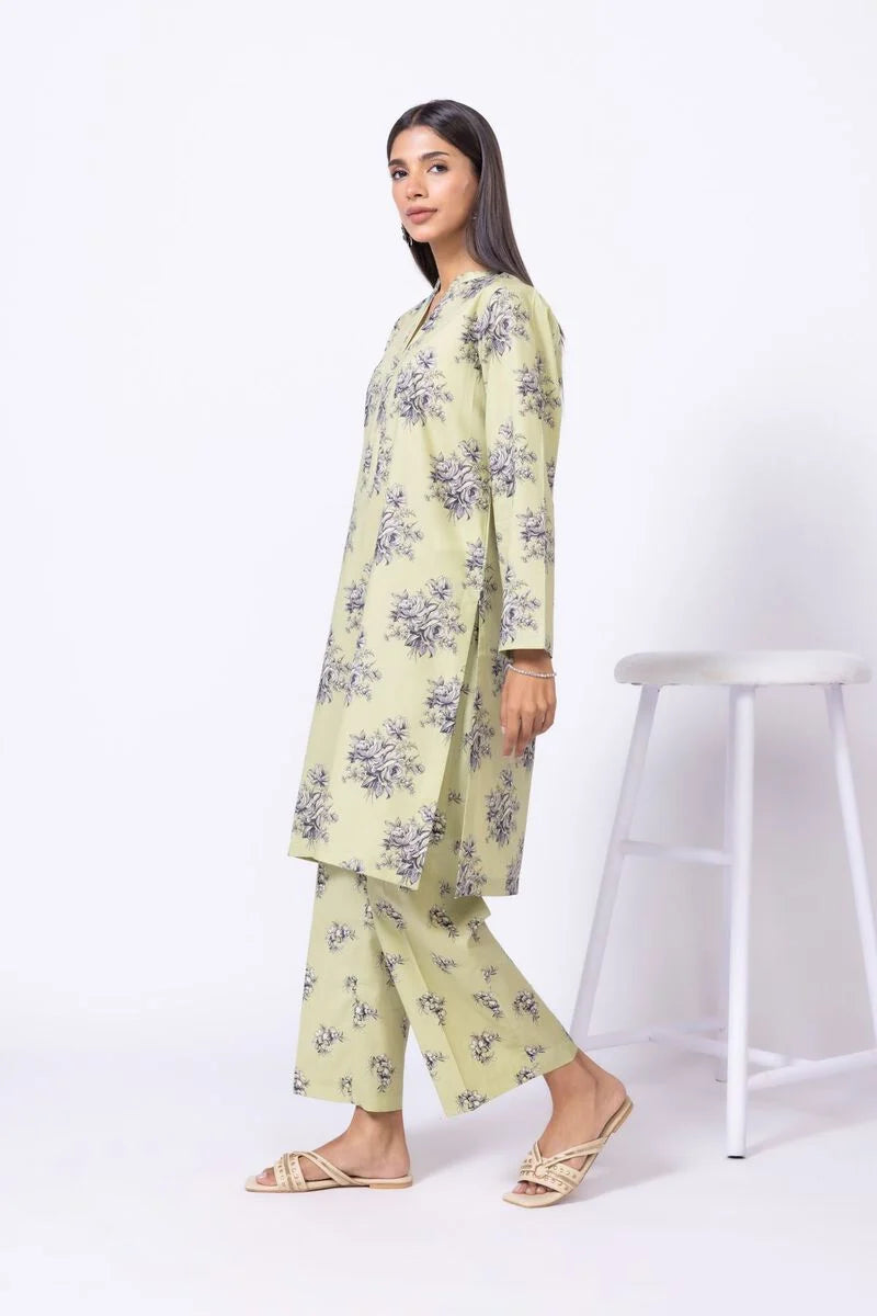 Khaadi- Printed Floral 2 Piece