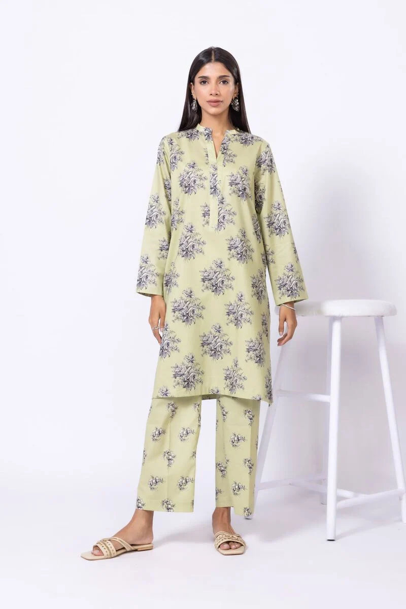Khaadi- Printed Floral 2 Piece