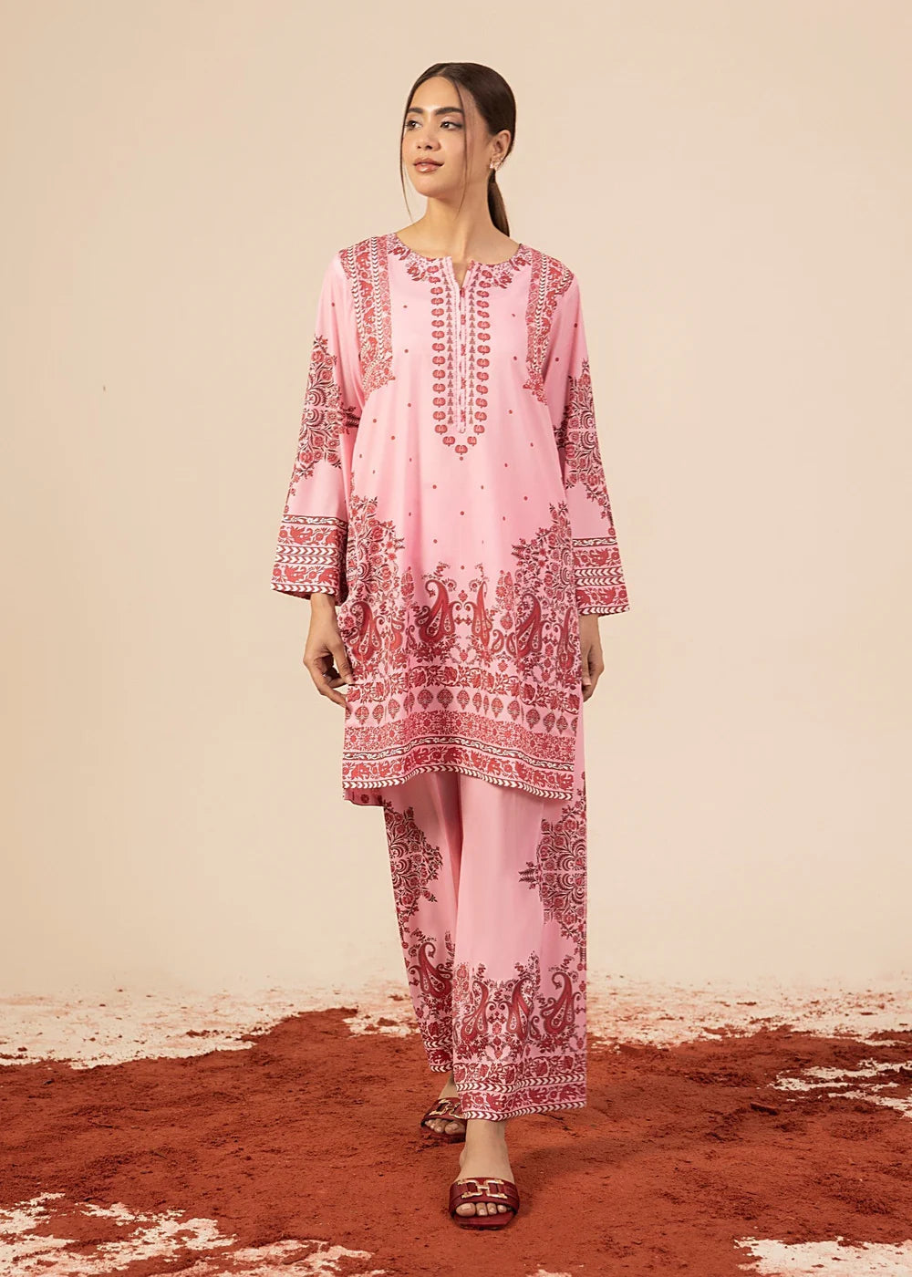 Zuri Official-Noori Pink 2 Pc