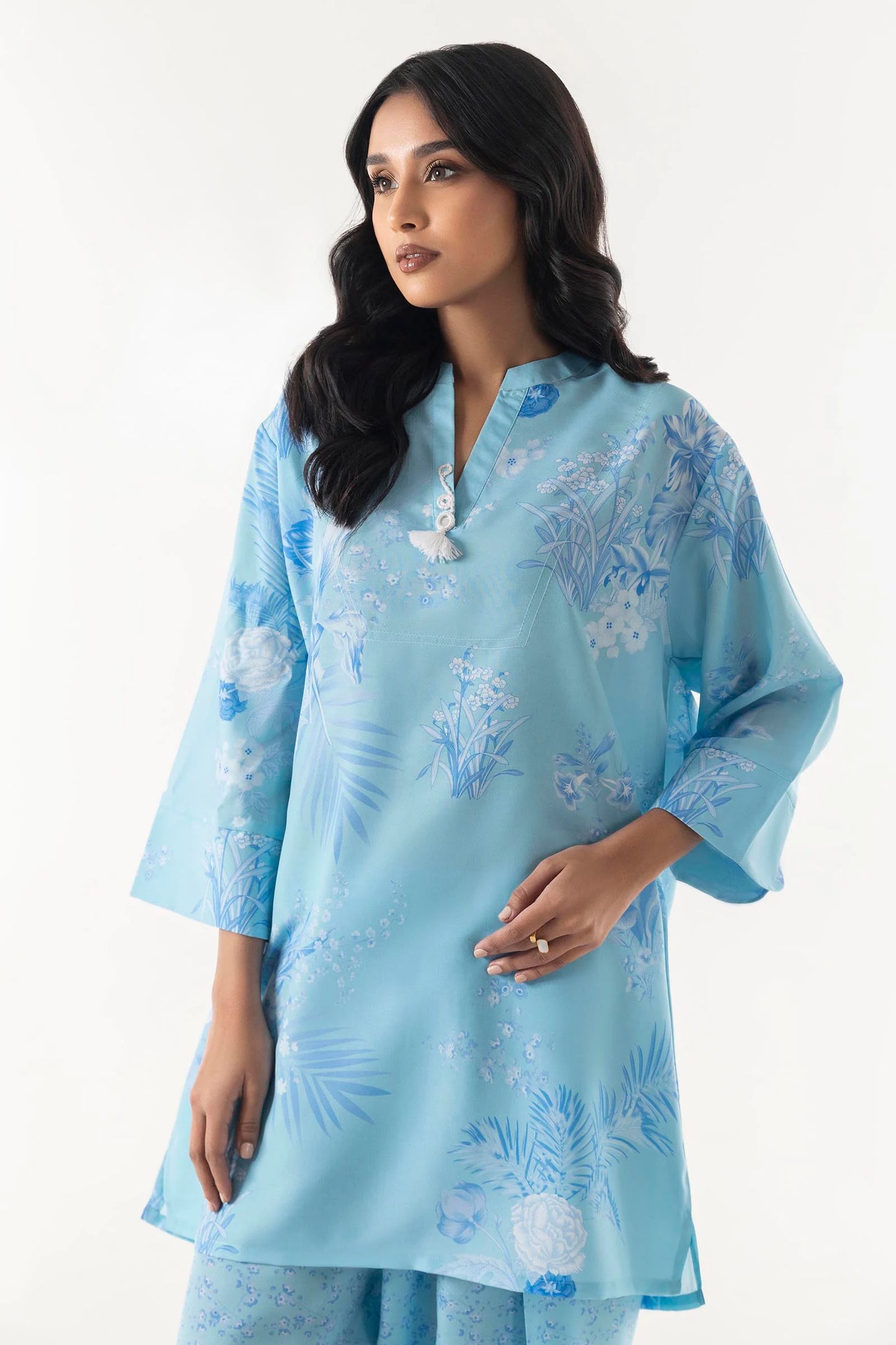 Sana Safinaz - Cambric shirt and shalwar 2 PC Suit
