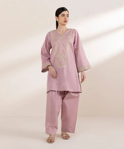 Sapphire- Embroidered Cotton Jacquard Shirt