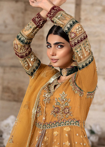Diara- Mustard Anarkali