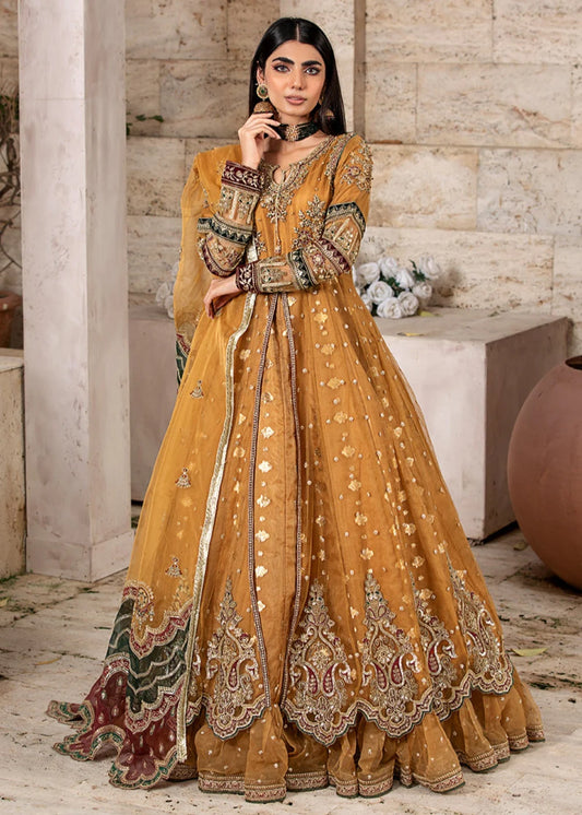 Diara- Mustard Anarkali