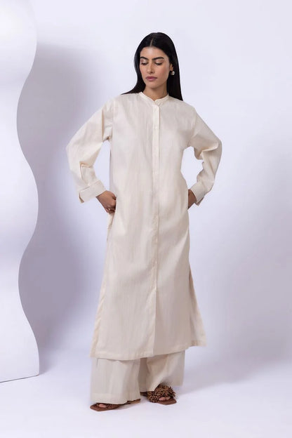 Khaadi- Dyed Crinkle 2 PC