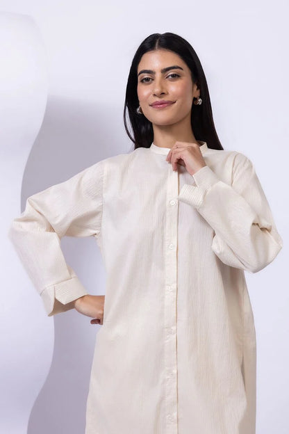 Khaadi- Dyed Crinkle 2 PC
