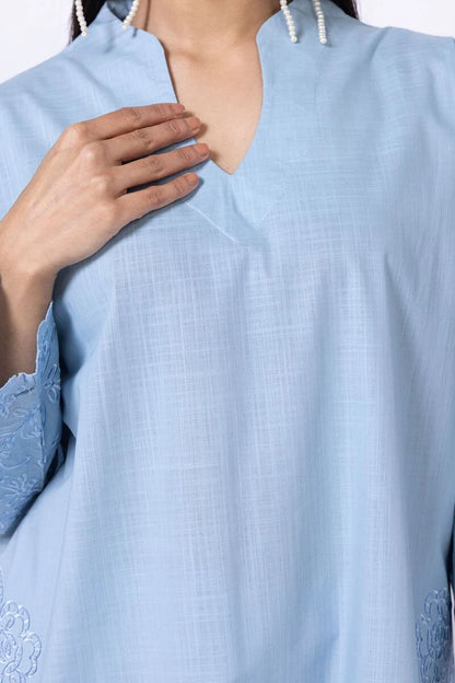 Khaadi- Ice Blue 2 Pc Suit