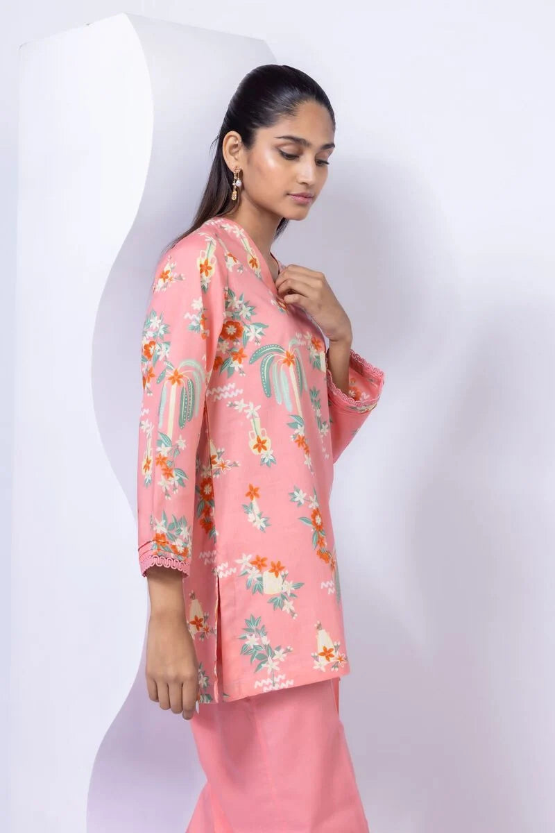 Khaadi- Cambric Floral 2 PC