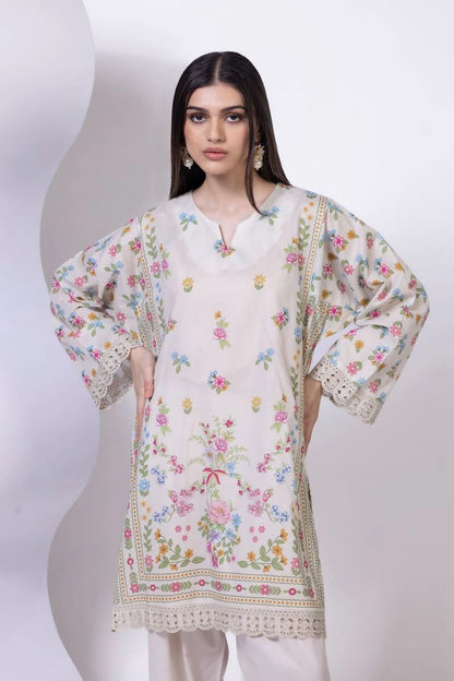 Khaadi- White  Suit 3 PC