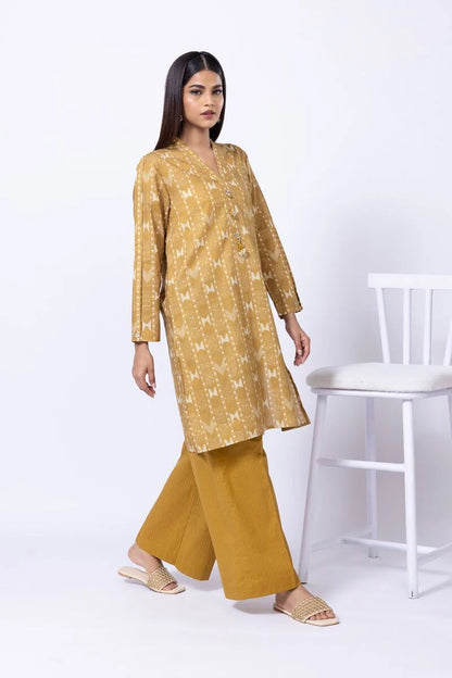 Khaadi- Cotton Mustard 2 Pc