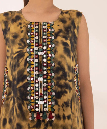 Sapphire- Embroidered Cotton Viscose Shirt