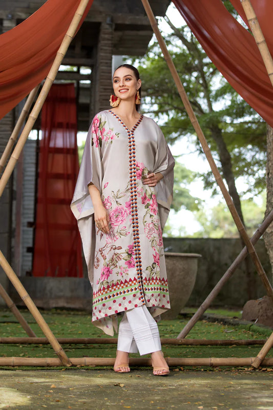 Anabelah- Floral Art Kaftan