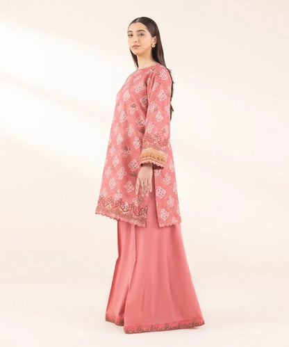 Sapphire- Pink Embroidered 2PC