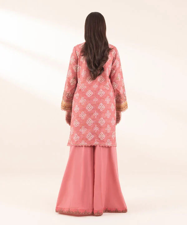 Sapphire- Pink Embroidered 2PC