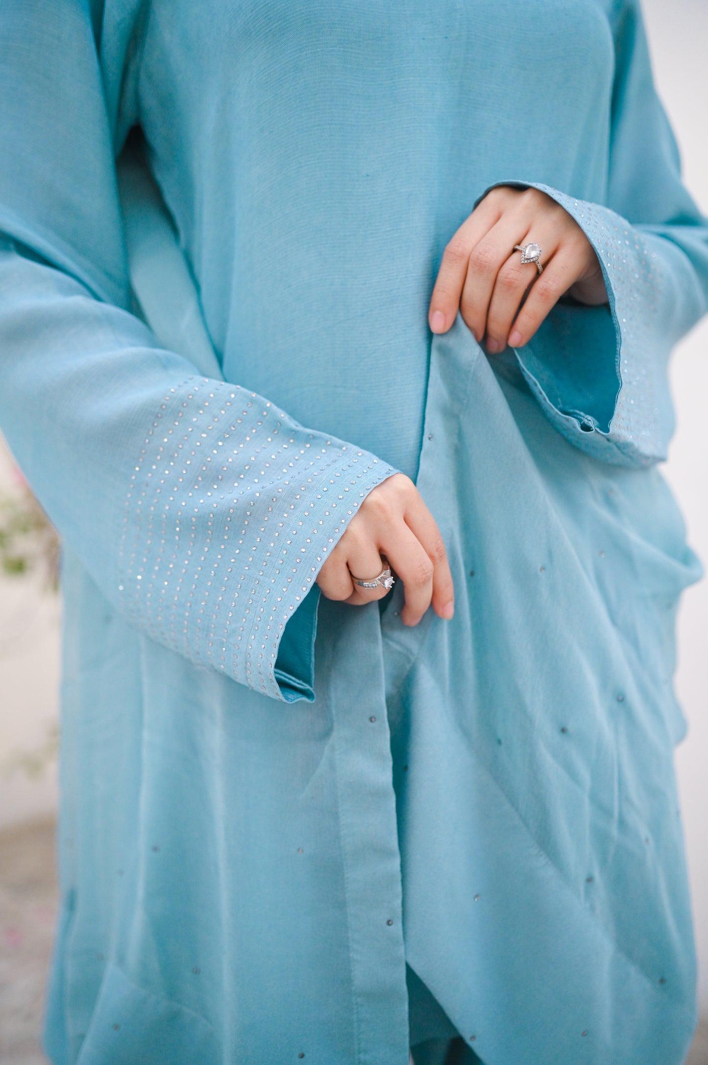 Zauk- Blue Farshi shalwar kameez