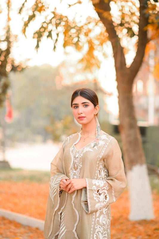 Rivaaj Fashion- Golden Ombre 3 Pc