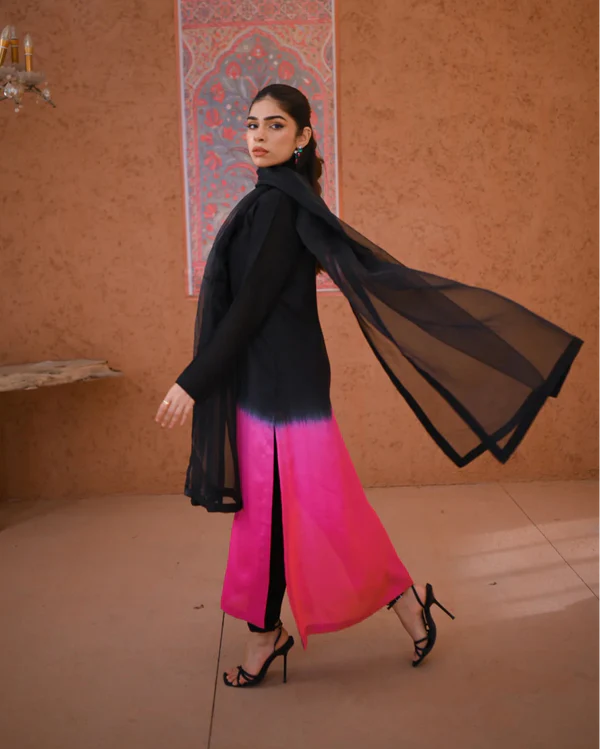 Zauk- Black/Pink 3PC