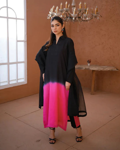 Zauk- Black/Pink 3PC
