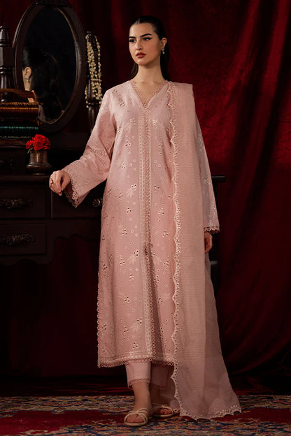 Saffron- Pink Petal 3 Pc Suit