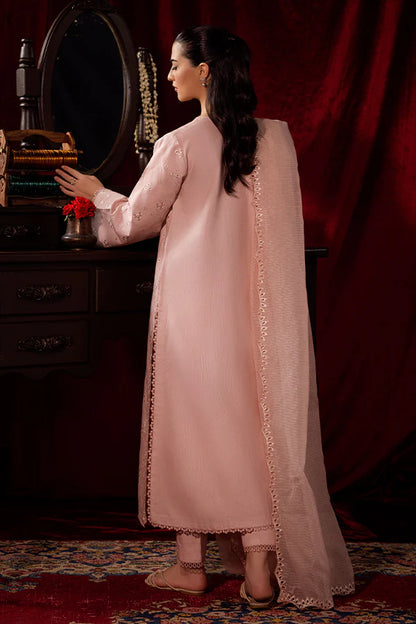 Saffron- Pink Petal 3 Pc Suit