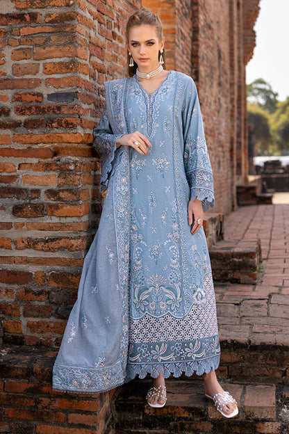 Saffron- Blue 3 Pc Dress