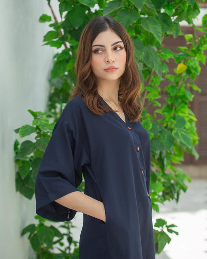 Zauk- 2 Pc Navy Blue