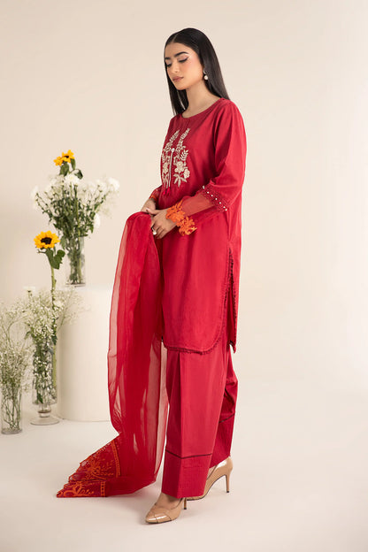 Maria B- 3 Pc Red