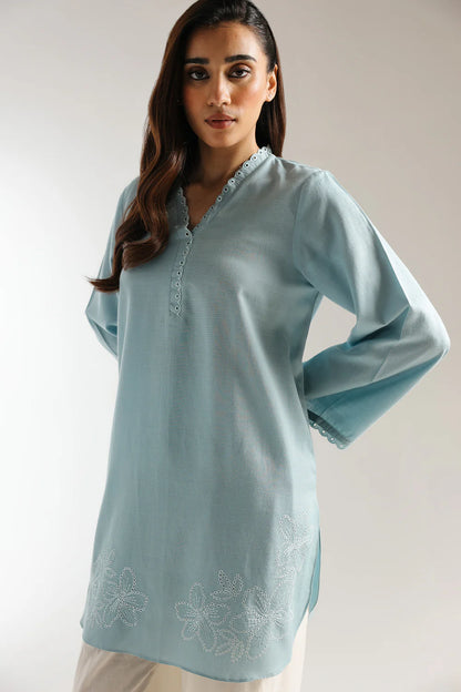 Ethnc- Ice Blue Kurta