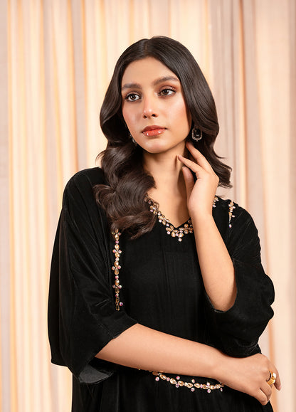Black Velvet Kaftan - Stitch Vibes