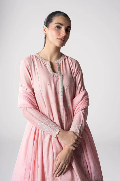 Maria. B- 3 Piece Embroidered Organza Suit