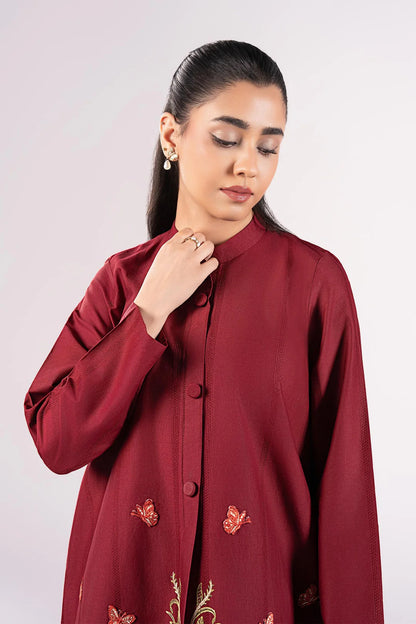 Maria.B- 3 Piece Embroidered Dobby Lawn Suit