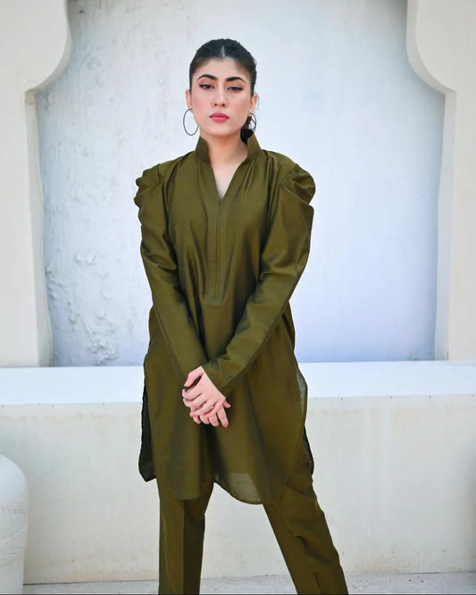 Zauk- 2PC Moss Green