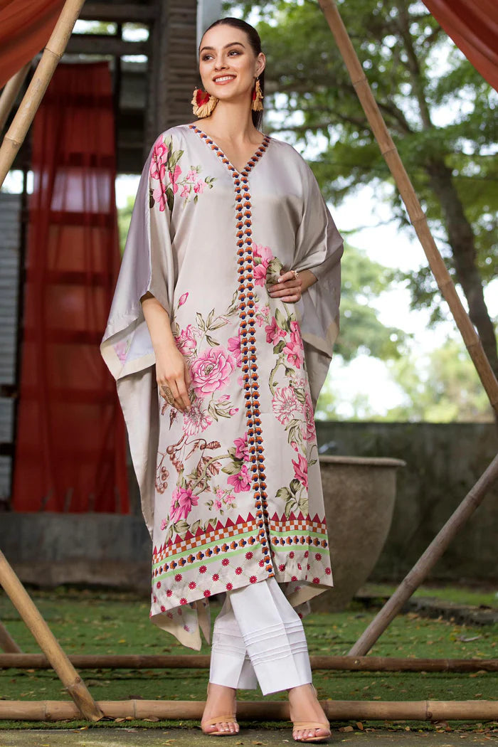 Anabelah- Floral Art Kaftan