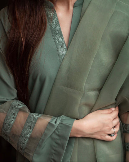 Zauk- 3PC Olive Green