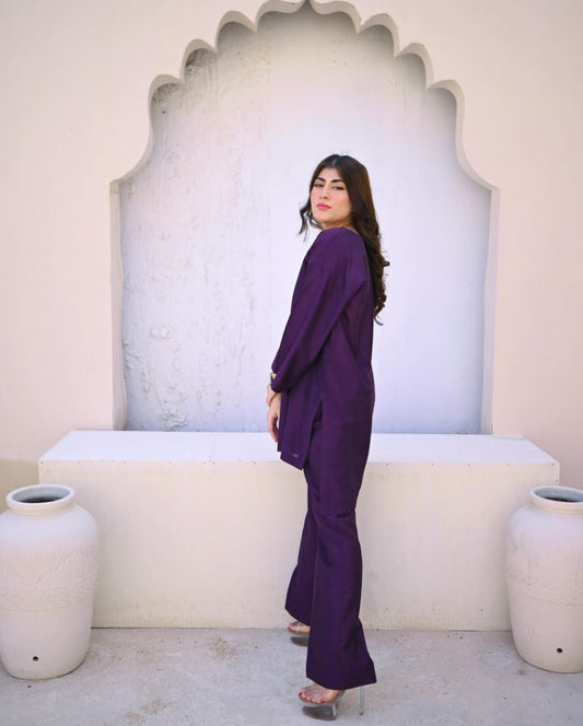 Zauk- Deep Violet 2 Pc