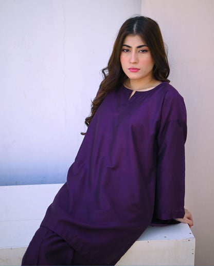 Zauk- Deep Violet 2 Pc