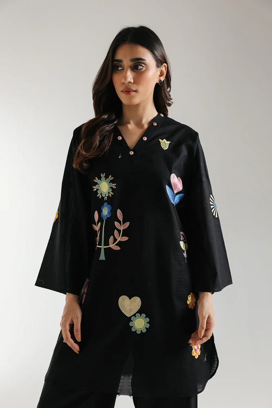Ethnc- Jet Black Kurta
