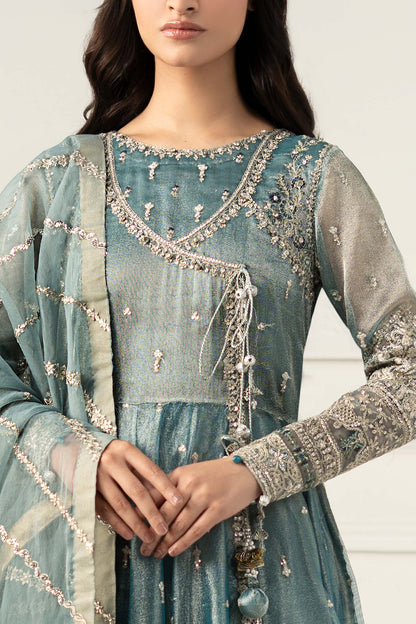 Maria. B- Zari Net Angaraka Suit