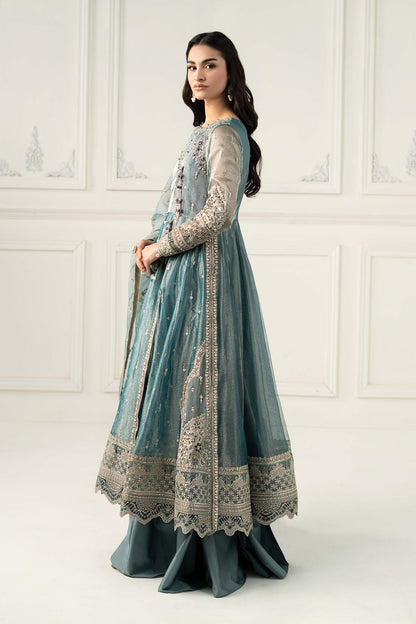 Maria. B- Zari Net Angaraka Suit