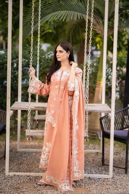 Rivaaj Fashion-  Raw Silk Suit