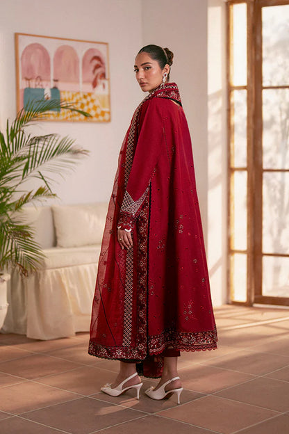 Saffron- Red 3 Pc Suit