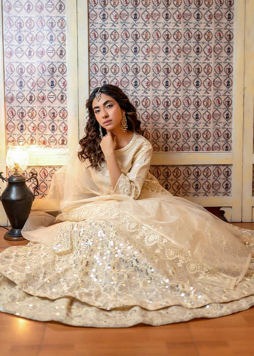 Gulnoor- Cream Maxi