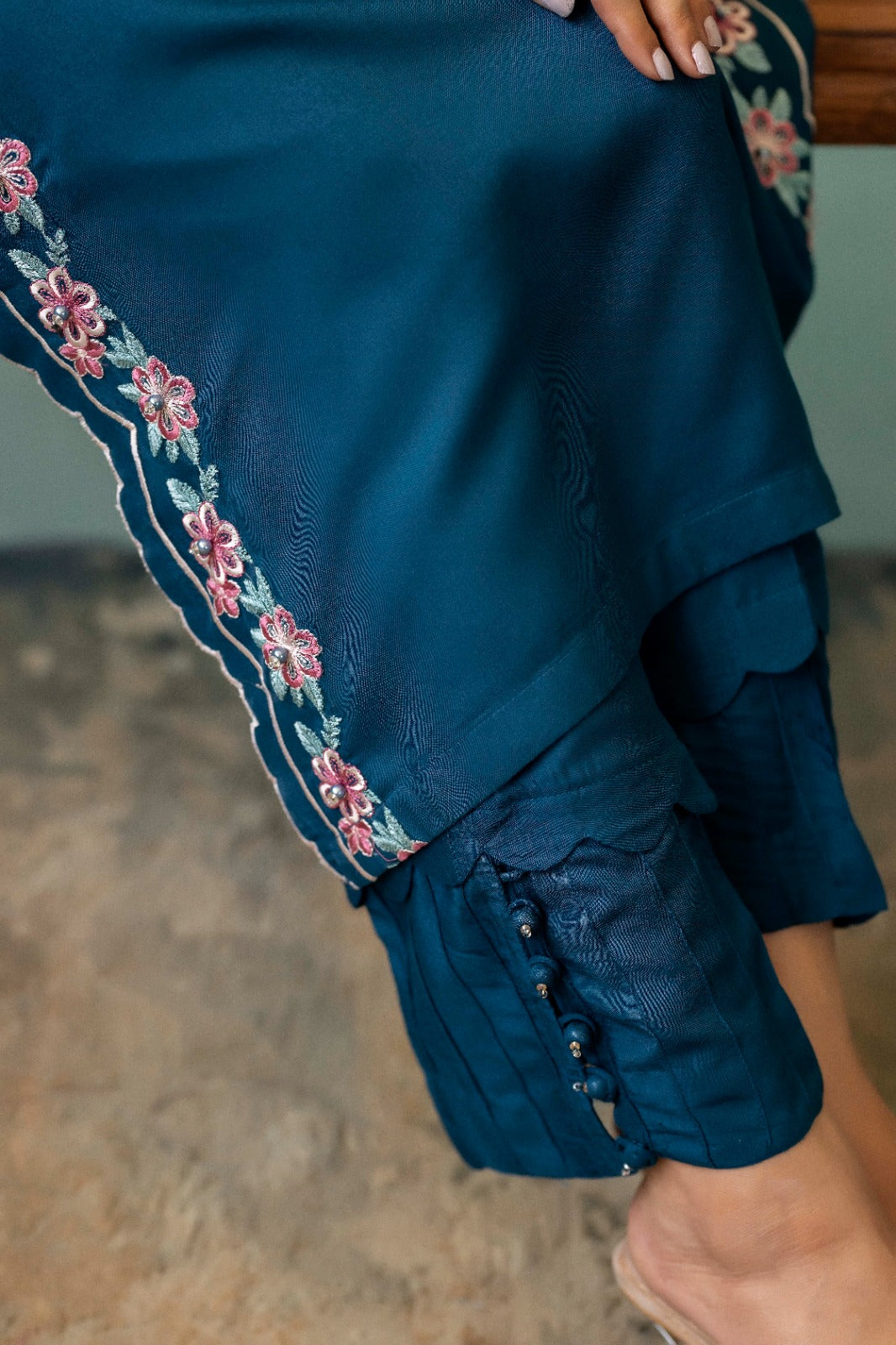 Abr E Zareen- Dhanak Embroidered 2 Pc
