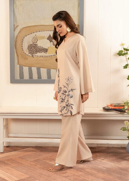 Stitch Vibes- Ivory Co-ord Set