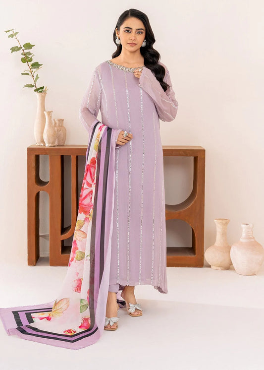 Stitch Vibes- Lilac Silk 3 Pc