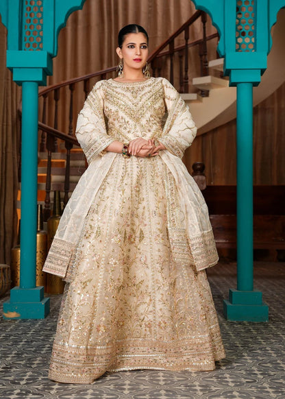 Gulnoor- Naaz Off White