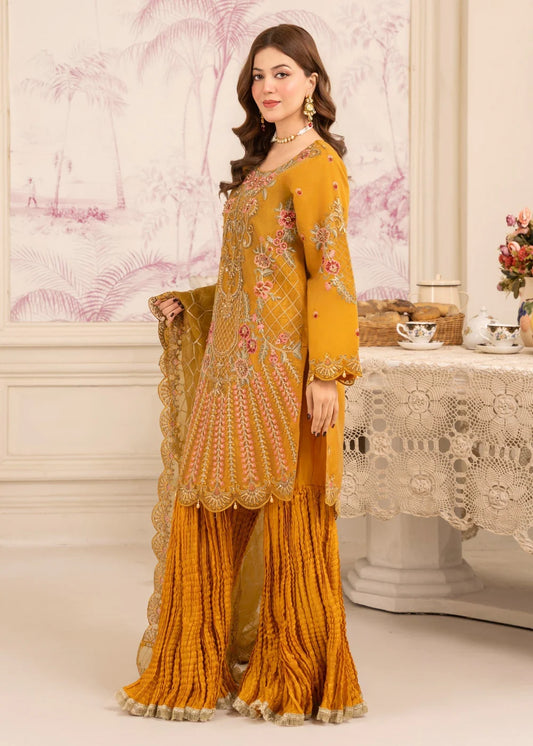 Diara- Mustard Sharara