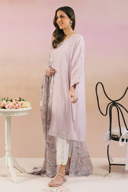 Cross Stitch- LILAC WAVE-2 PC (SHIRT & DUPATTA)