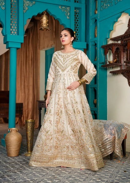 Gulnoor- Naaz Off White